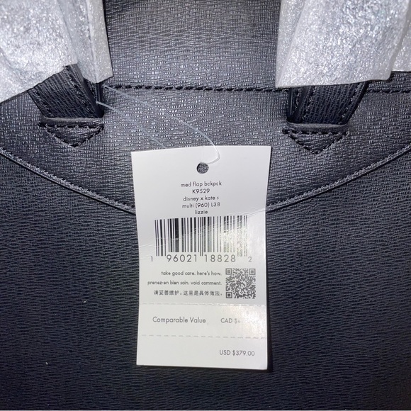 Kate Spade New York Disney X Minnie Mouse Flap Backpack Mickey multi - Picture 4 of 6